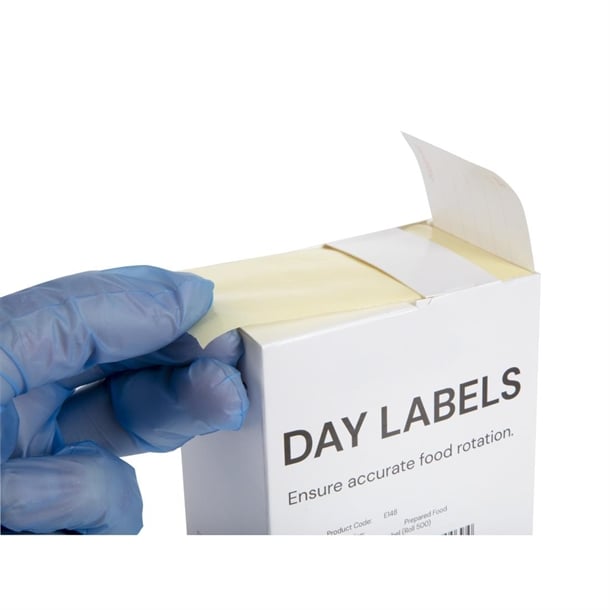Hygiplas Removable Prepped Food Labels (500 Pack) e148