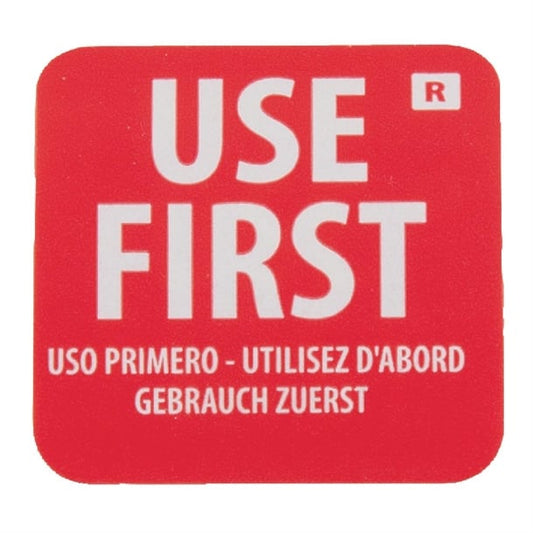 Hygiplas Removable Use First Labels (1000 Pack) e149