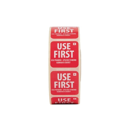 Hygiplas Removable Use First Labels (1000 Pack) e149