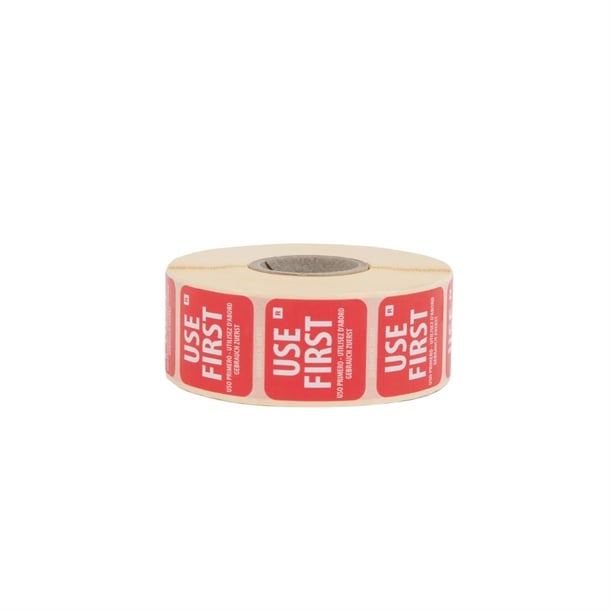 Hygiplas Removable Use First Labels (1000 Pack) e149