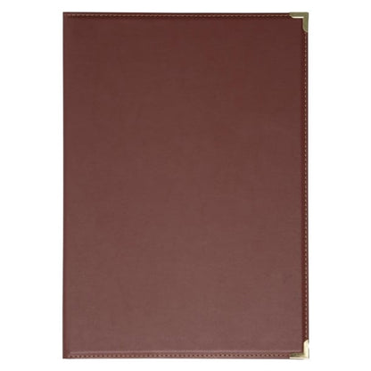 Olympia Faux Leather Menu Cover A4 Burgundy e222