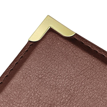 Olympia Faux Leather Menu Cover A4 Burgundy e222