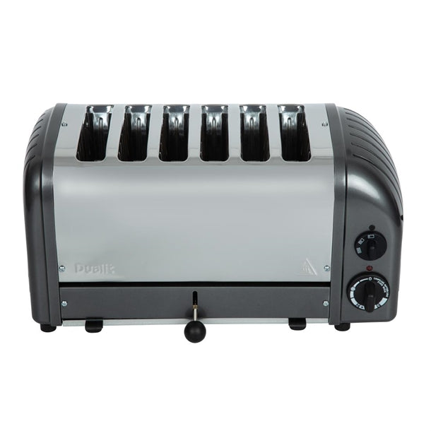 Dualit 6 Slice Vario Toaster Charcoal 60156 e269