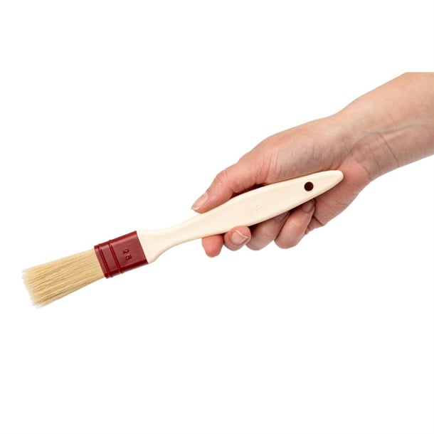 Matfer Bourgeat Pastry Brush Natural Flat Bristles 2.5cm e440