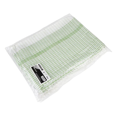Vogue Wonderdry Tea Towels Green (10 Pack) e700