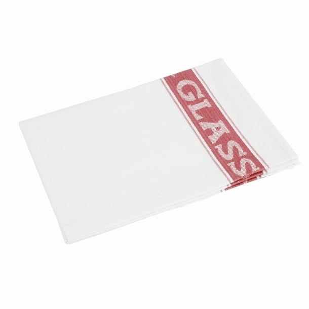 Vogue Glass Cloth Red e910