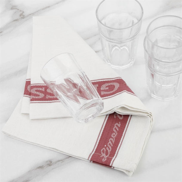 Vogue Glass Cloth Red e910