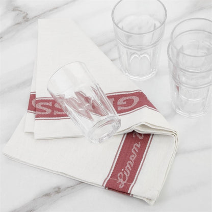 Vogue Glass Cloth Red e910