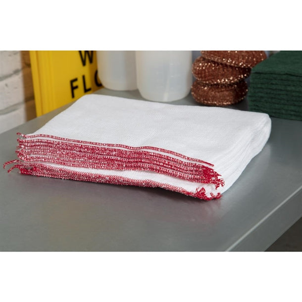 Jantex Dish Cloths Bleached (10 Pack) e944