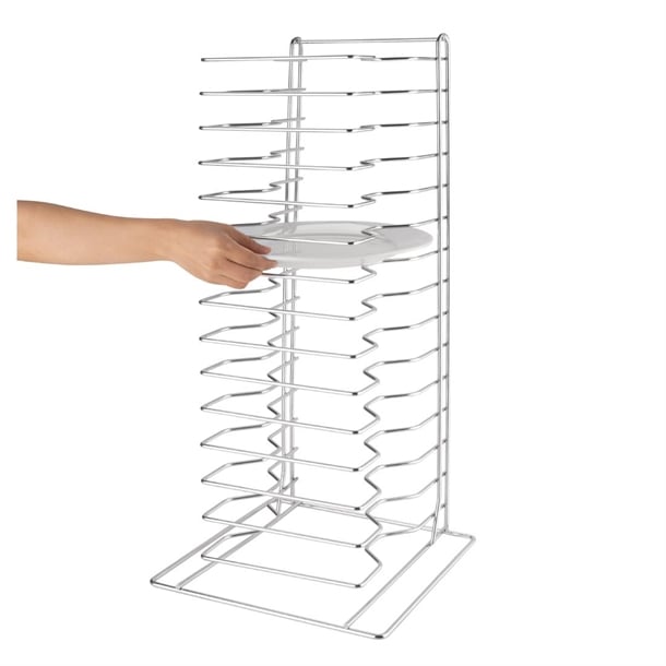 Vogue Pizza Pan Stacking Rack 15 Slot f027