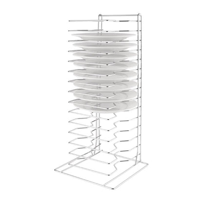 Vogue Pizza Pan Stacking Rack 15 Slot f027