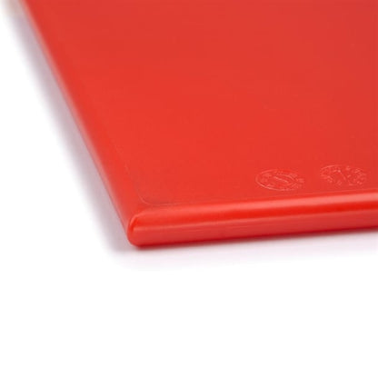 Hygiplas High Density Antibacterial Red Chopping Board 455x305x12mm f155