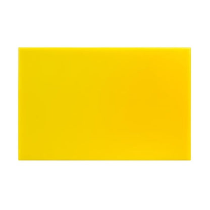 Hygiplas High Density Antibacterial Yellow Chopping Board 455x305x12mm f156