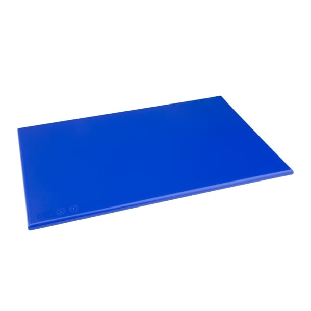 Hygiplas High Density Antibacterial Blue Chopping Board 455x305x12mm f159