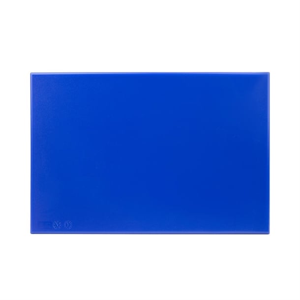 Hygiplas High Density Antibacterial Blue Chopping Board 455x305x12mm f159