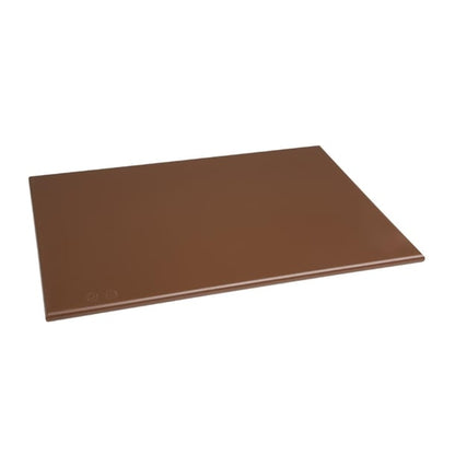 Hygiplas High Density Antibacterial Brown Chopping Board 455x305x12mm f160