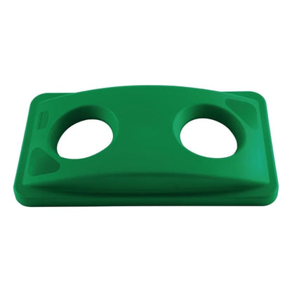 Rubbermaid Bottle Green Lid for Slim Jim Bin f636