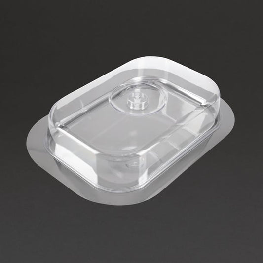 Stainless Steel Rectangular Tray with Cover f762