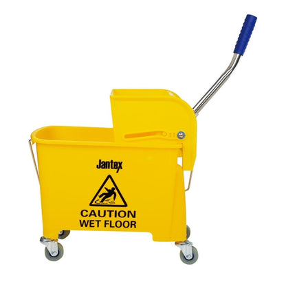 Jantex Kentucky Mop Bucket and Wringer 15Ltr Yellow f951