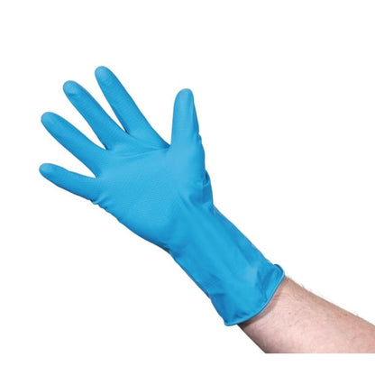 Jantex Latex Household Glove Blue p_f953