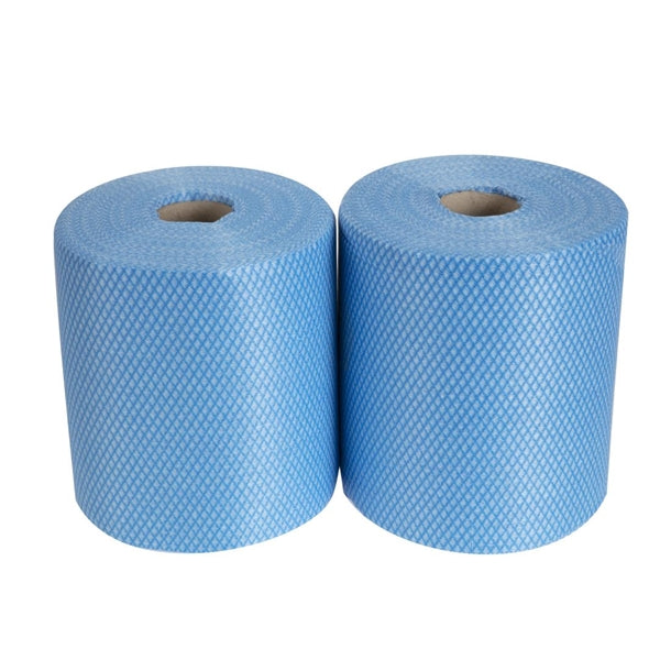 EcoTech Envirolite Super Antibacterial Cleaning Cloths Blue (Roll of 2 x 500) fa204