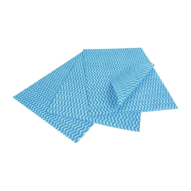 EcoTech Envirowipe Antibacterial Compostable Cleaning Cloths Blue (25 Pack) fa208