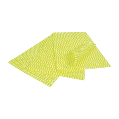 EcoTech Envirowipe Antibacterial Compostable Cleaning Cloths Yellow (25 Pack) fa210