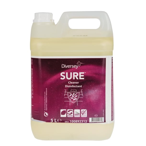 SURE Cleaner and Disinfectant Concentrate 5Ltr cx833