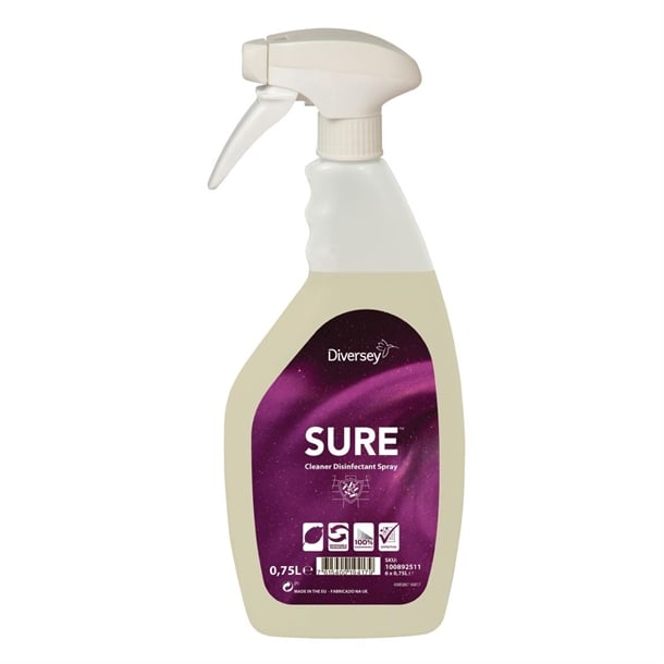 SURE Cleaner and Disinfectant Ready To Use 750ml cx835
