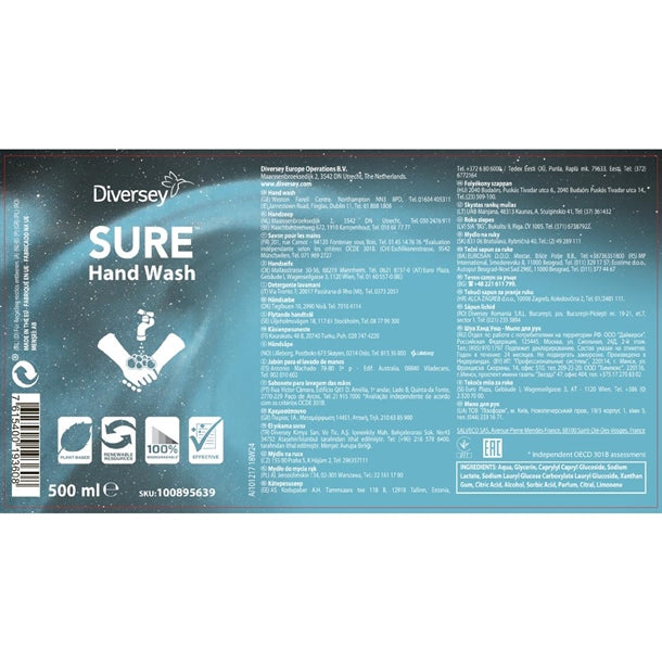 SURE Perfumed Liquid Hand Wash 500ml cx840