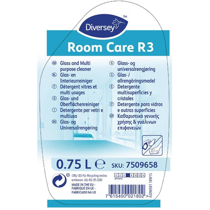 Room Care R3 Glass and Multi-Surface Cleaner Ready To Use 750ml cx809