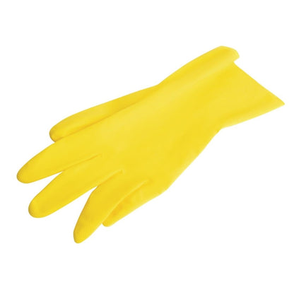 MAPA Vital 124 Liquid-Proof Light-Duty Janitorial Gloves Yellow p_fa292