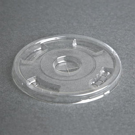 Fiesta Compostable PLA Cold Cup Flat Lids 12oz / 16oz / 20oz (1000 Pack) fa346