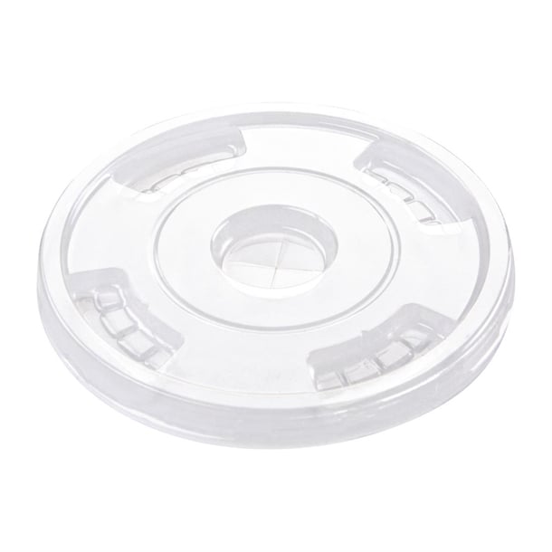 Fiesta Compostable PLA Cold Cup Flat Lids 12oz / 16oz / 20oz (1000 Pack) fa346