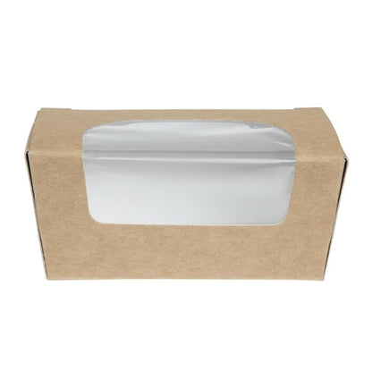 Colpac Compostable Kraft Cake Boxes with Window Small (500 Pack) fa360