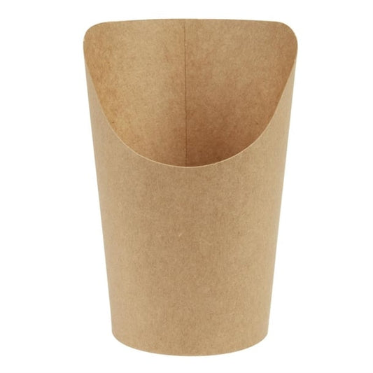 Colpac Recyclable Kraft Tortilla Wrap Scoops (1000 Pack) fa377