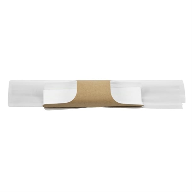 Colpac Clasp Clip Recyclable Kraft Baguette Packs (500 Pack) fa386