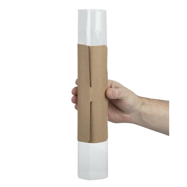 Colpac Clasp Clip Recyclable Kraft Baguette Packs (500 Pack) fa386
