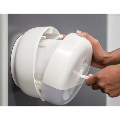 Tork SmartOne Mini Toilet Paper Roll Dispenser White T9 fa701