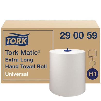 Tork Matic Extra Long Paper Hand Towels White H1 (6 Pack) fa706