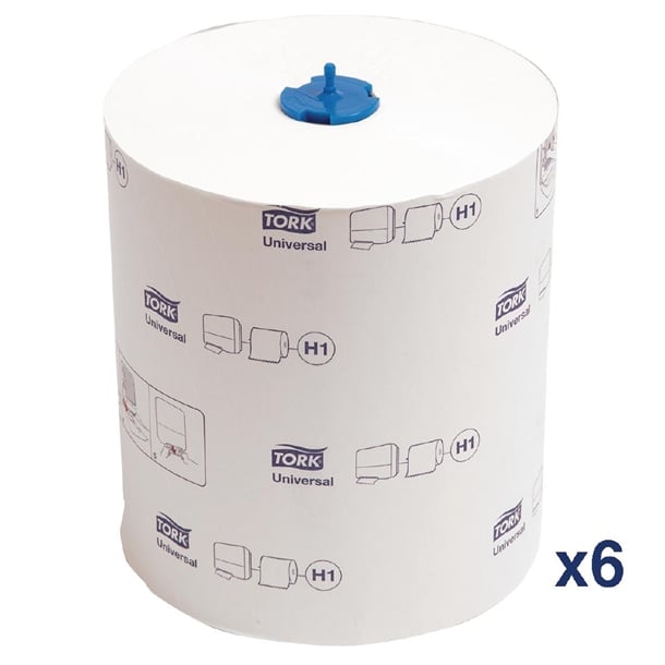 Tork Matic Extra Long Paper Hand Towels White H1 (6 Pack) fa706