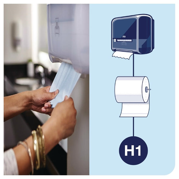 Tork Matic Hand Towel Roll Dispenser White H1 fa708