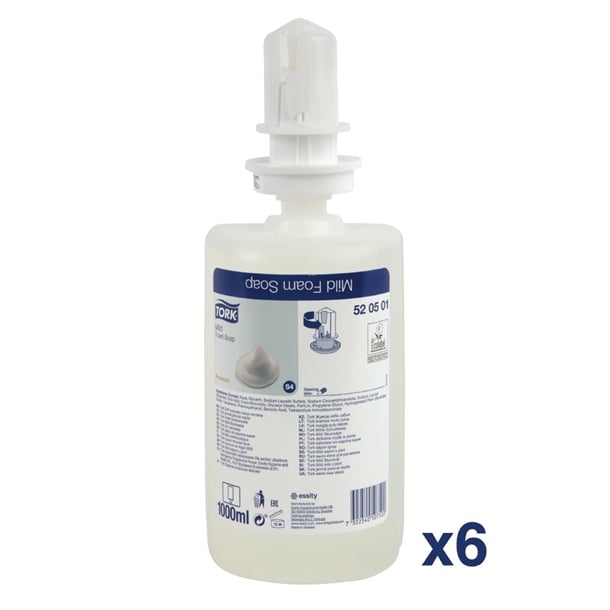 Tork Mildly Scented Foam Soap S4 1Ltr (6 Pack) fa711