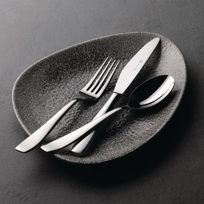 Churchill Studio Prints Raku Triangular Plates Quartz Black 200mm (12 Pack) dy214
