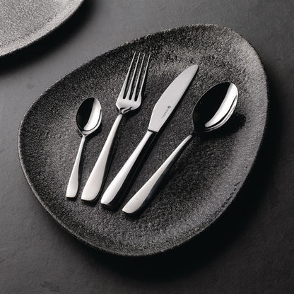 Churchill Studio Prints Raku Triangular Plates Quartz Black 200mm (12 Pack) dy214
