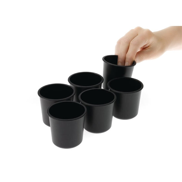 Matfer Bourgeat Exoglass Dariole Mould 55mm (6 Pack) fa892