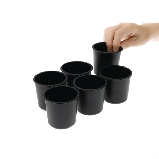 Matfer Bourgeat Exoglass Dariole Mould 60mm (6 Pack) fa893