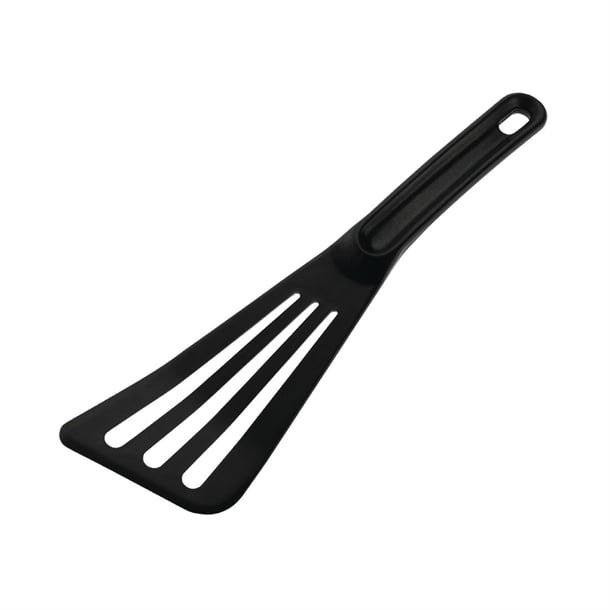 Matfer Bourgeat Pelton Exoglass Slotted Spatula 30cm Black fa965