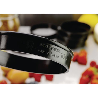 Matfer Bourgeat Exoglass Tart Ring 100mm (6 Pack) fa987