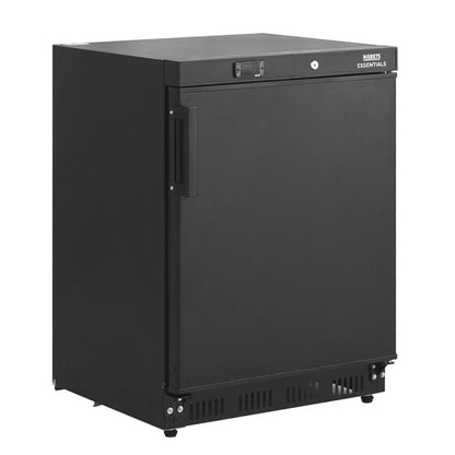 Nisbets Essentials Undercounter Freezer Black - 140Ltr fb047